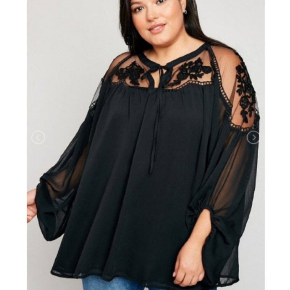 NWOT Boho blouse 1x/2x